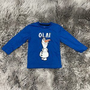 Disney | Frozen 2 Kid's Olaf Shirt | Long Sleeve